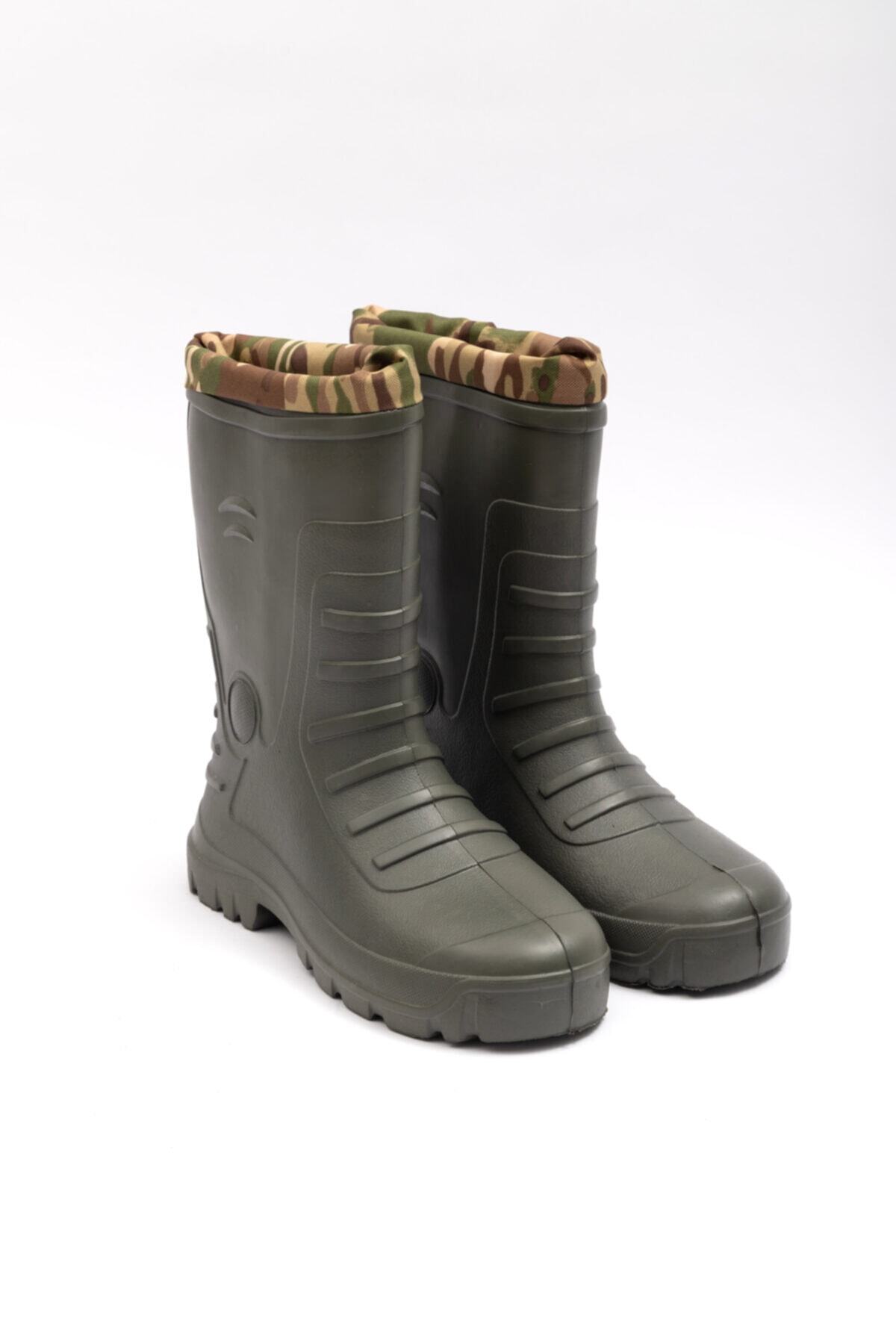 Gezer  Kışlık Erkek Çoraplı Kısa Fır Çizme - Görsel 2