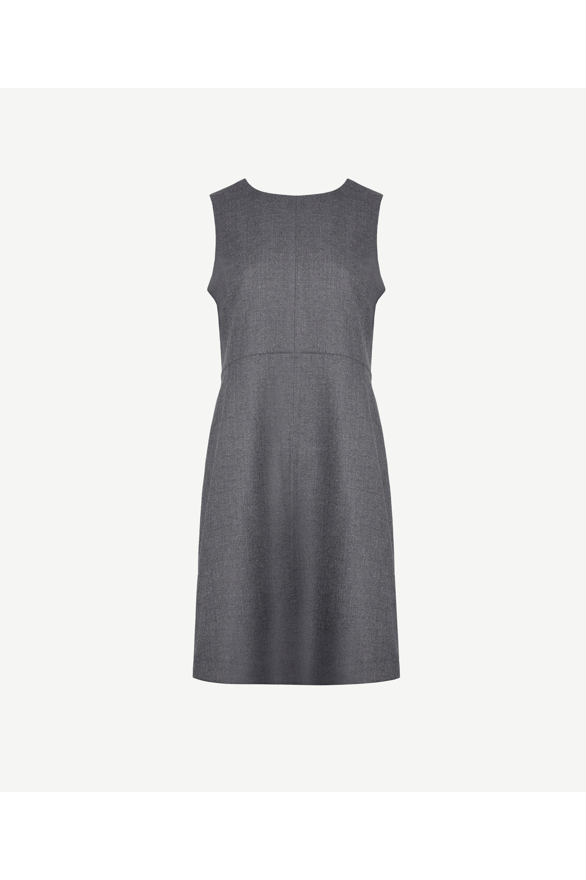 Yargıcı  Pensli Bisiklet Yaka Kolsuz Kısa Elbise - Görsel 6