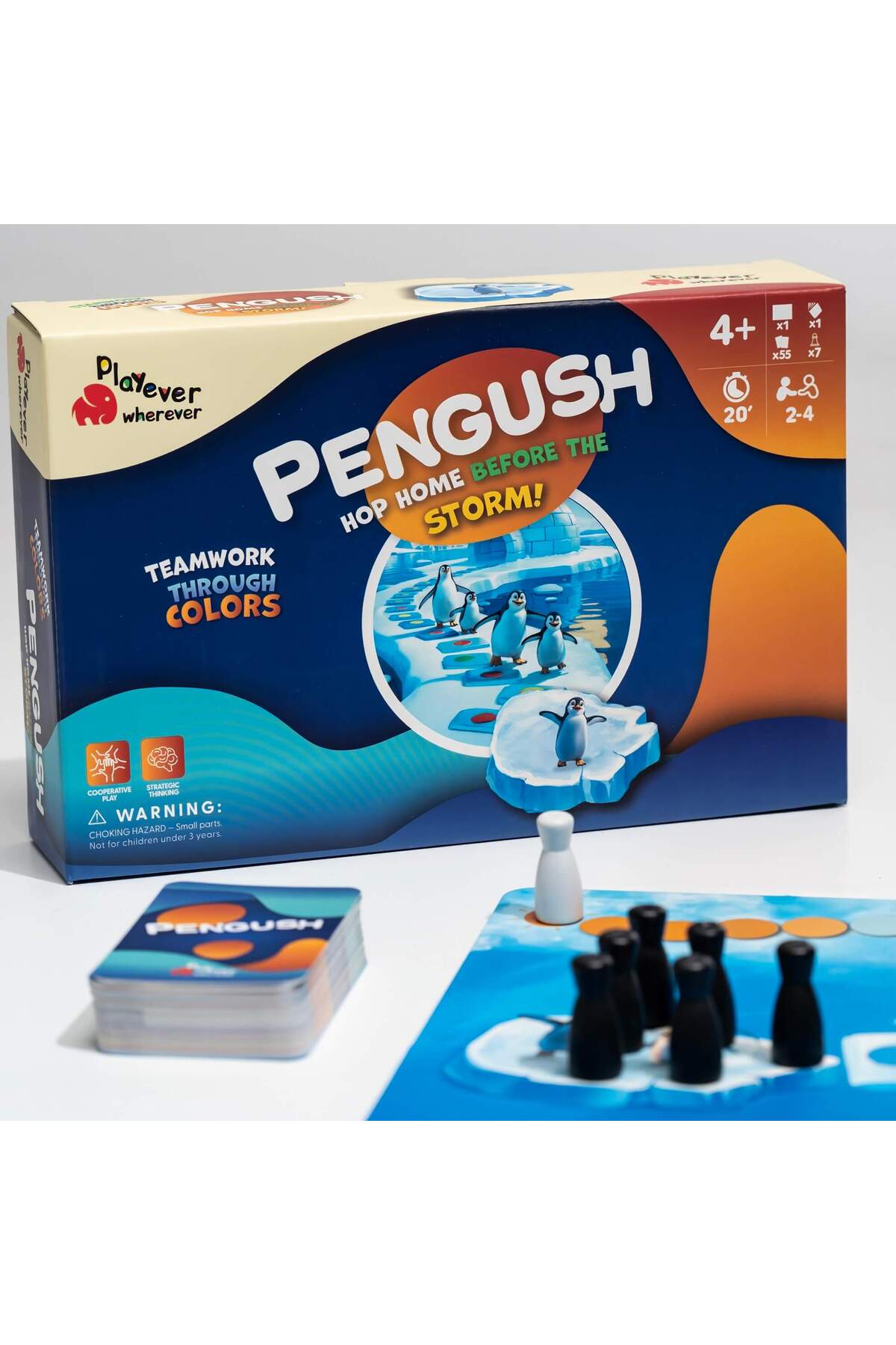 پنگوش، بازی تیمی برای پرورش تفکر استراتژیک (سنین ۴ تا ۷ سال)
