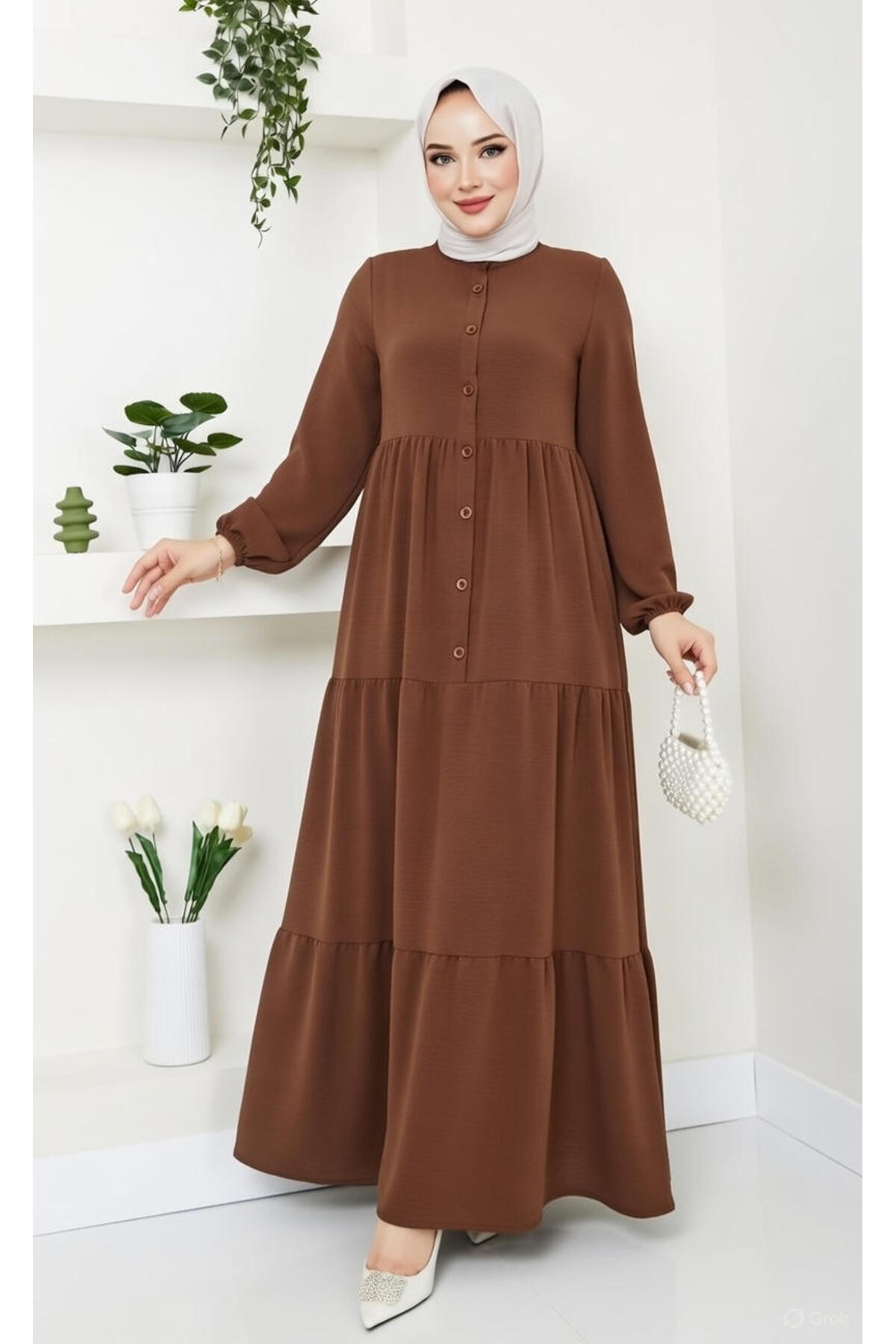 Mevlana Ayrobin Fabric Dress | Special Occasions and Daily Use