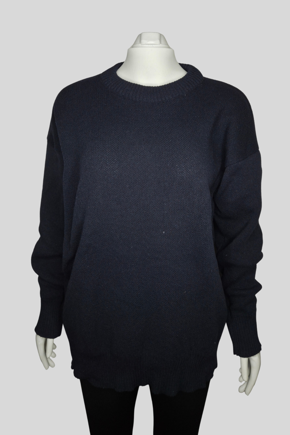 UNCİA OUTDOORS  vengeance salaş Bisiklet Yaka Oversize Triko Kazak - Görsel 4