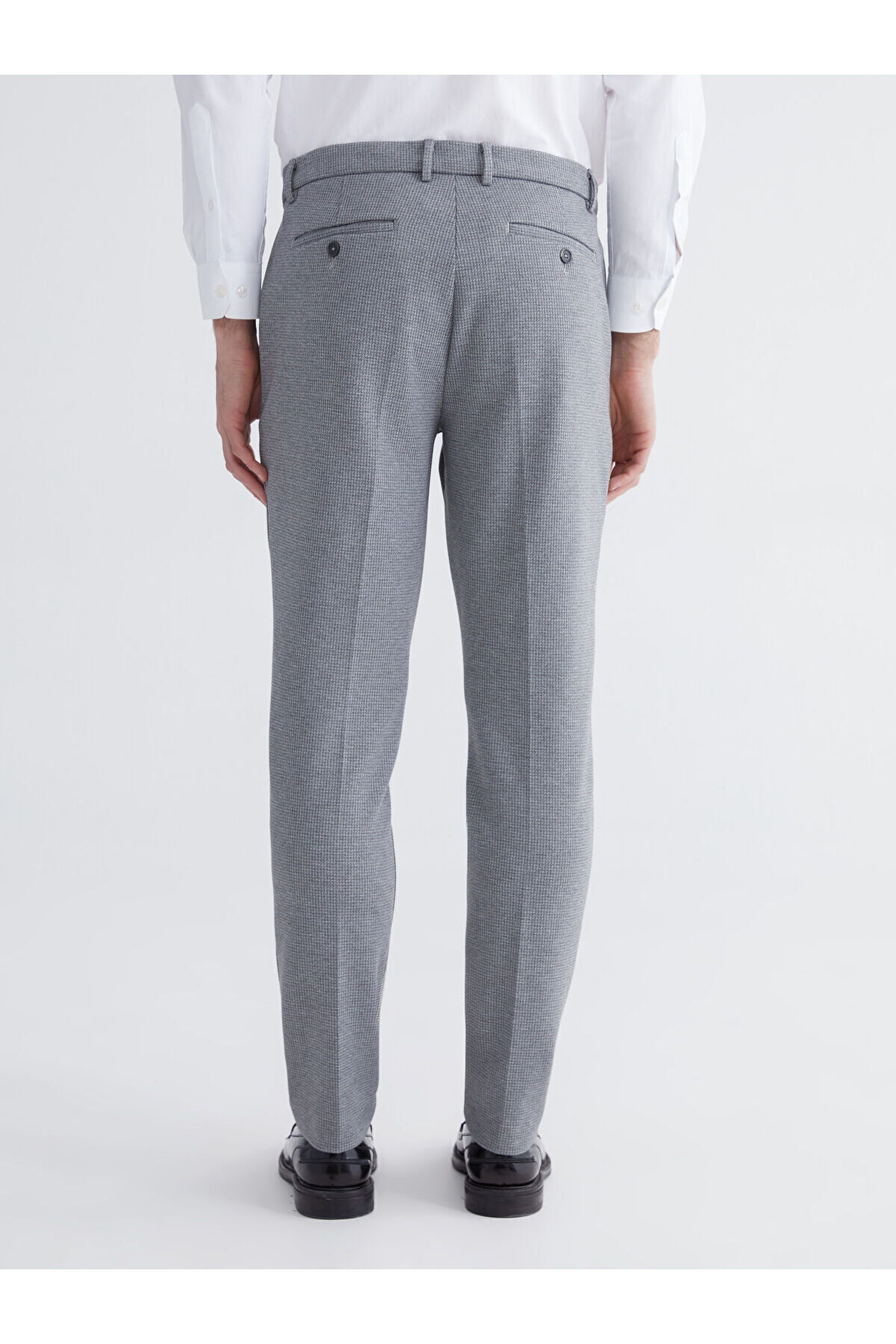 Peak Yeni Sezon Slim Fit Ekose Erkek Takım Elbise Pantolon — خاکستری TYC480C92EB0D8F55F7A9AB00 — تصویر 4 از 6