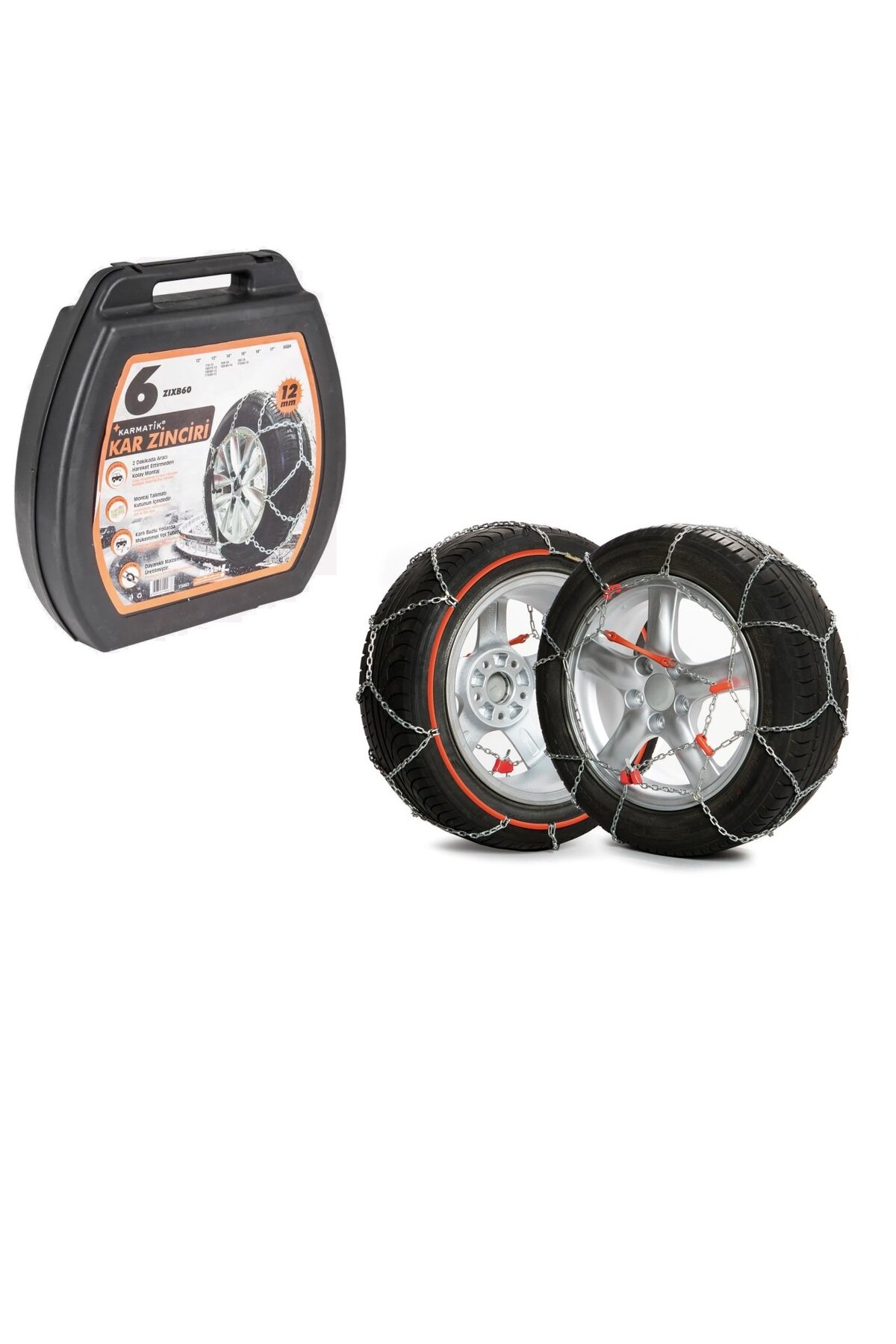 Space ZİNCİR Takmatik kar patinaj zinciri 215x60x17 grup:12