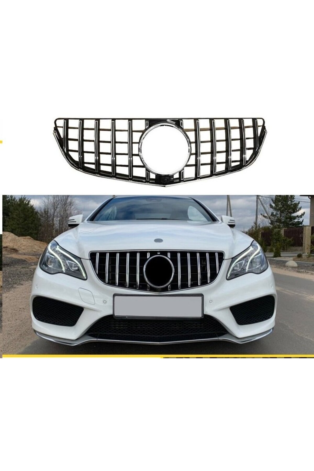 AEM AUTOGP Mercedes w207 gtr amg ön panjur ızgara seti 2014 / 2016 coupe