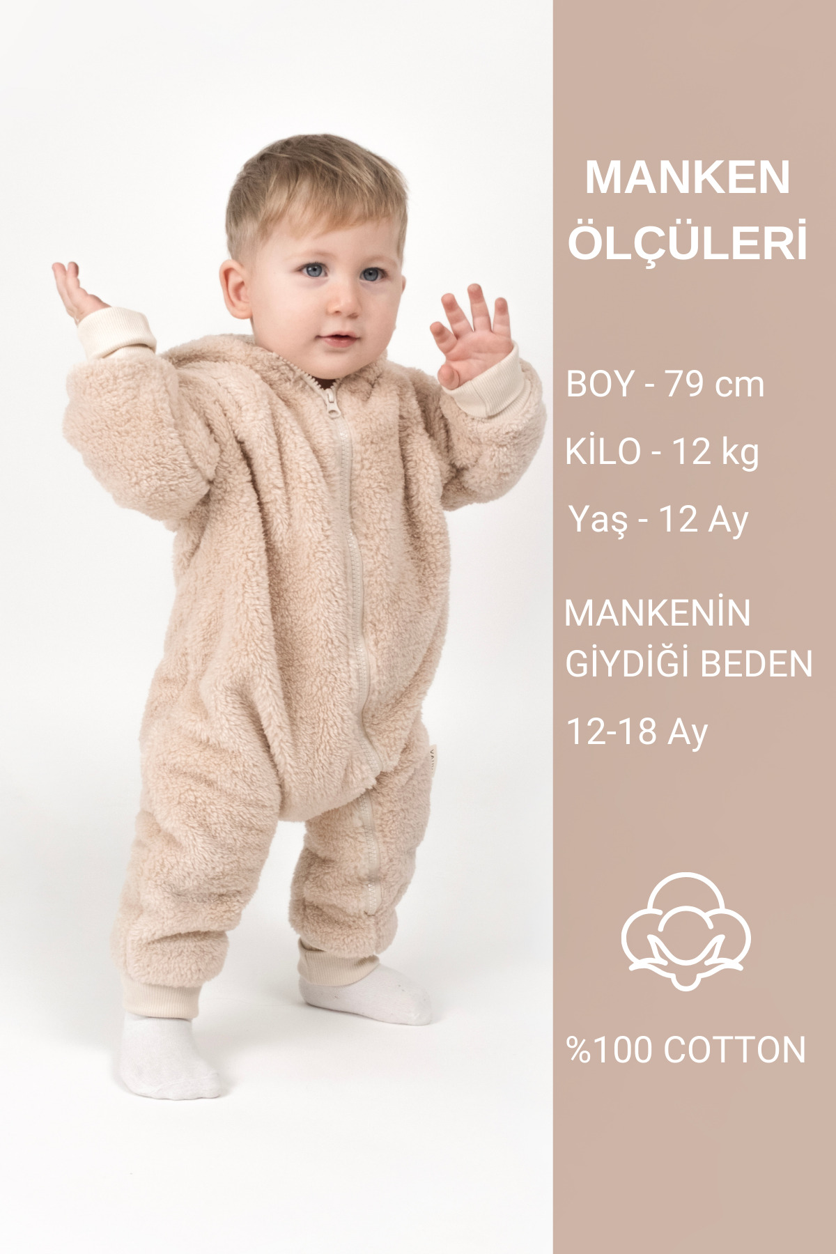 Vauva Yumuşak Pamuklu Bebek Tulum – Rahat, Şık ve Cilt Dostu Tasarım fotoğrafı 3 (önizleme)