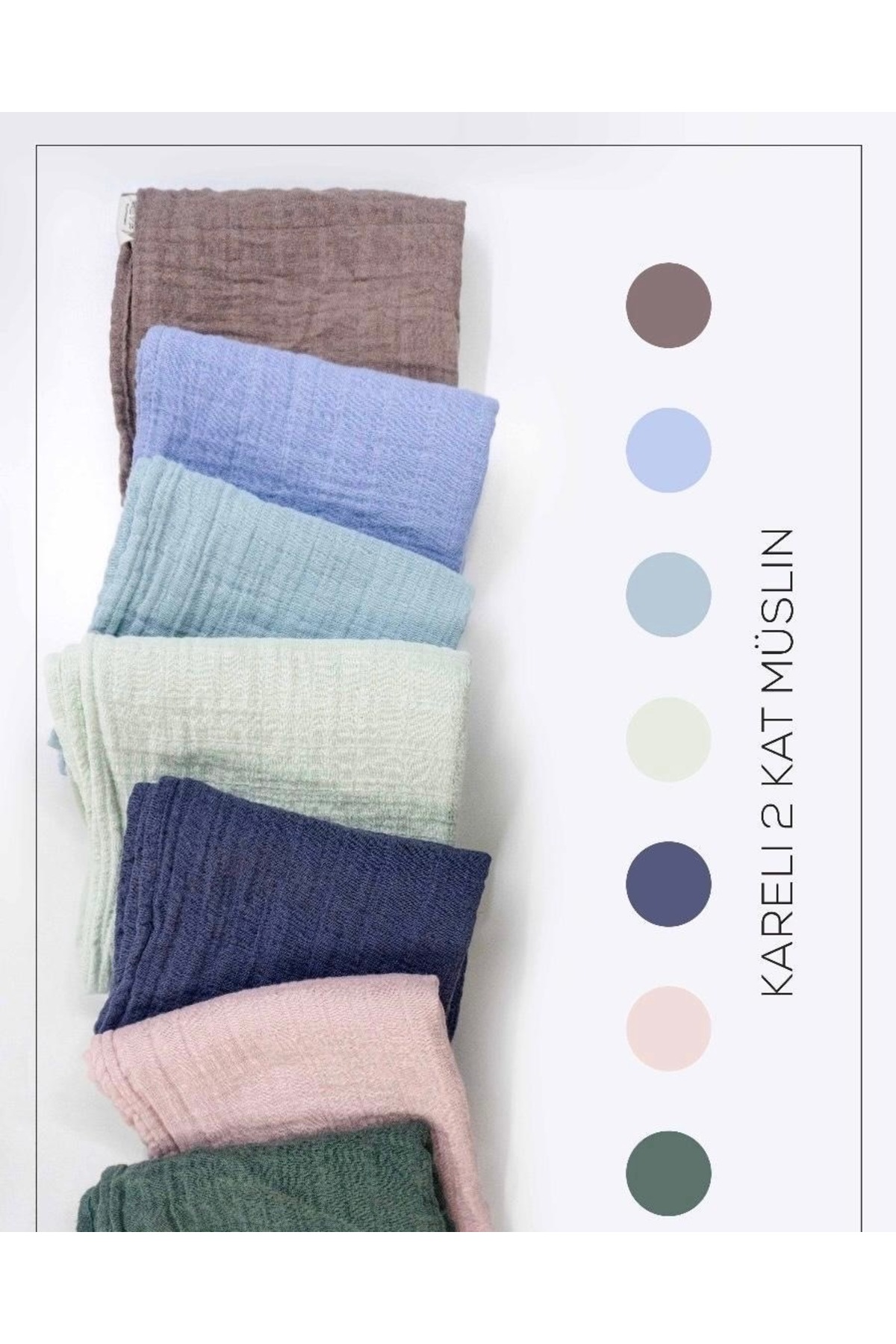 Elias Baby Organik Müslin Bebek Battaniyesi Çift Katlı %100 Pamuk Gots Sertifikalı 75x75 Cm