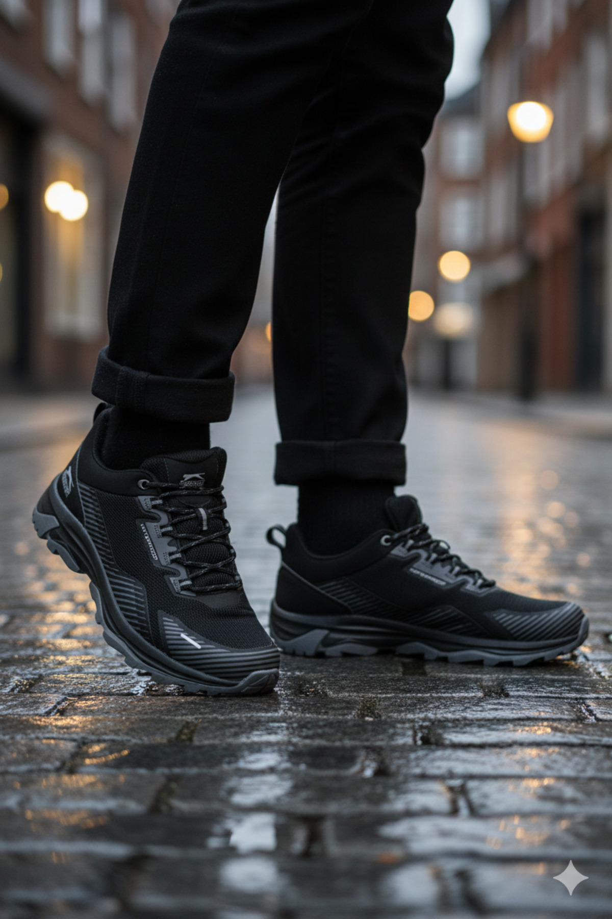 Slazenger Premium Wp Erkek Su Geçirmez Siyah Outdoor Kışlık Günlük Ayakkabı