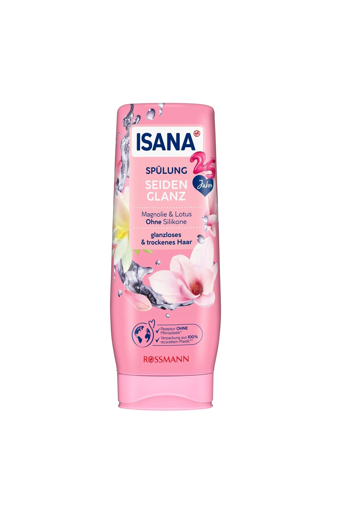 ISANA Saç Kremi İpeksi Parlaklık Manolya ve Lotus, 300 ml