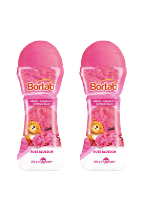 Bortab 2'li Set Granül Çamaşır Yumuşatıcı Gül Kokulu
