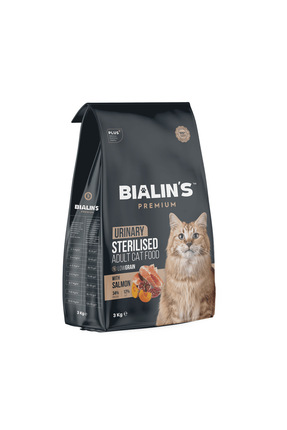 Bialins Premium Urinary Sterilised Somonlu Kısırlaştırılmış Kedi Maması 3 Kg