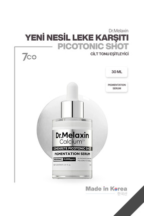 Dr.Melaxin Picotonic Shot Koyu Leke & Çil Karşıtı Ton Eşitleyici Ampul 30ml