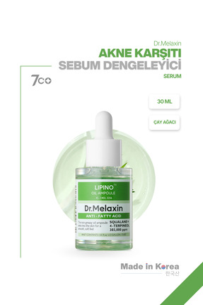 Dr.Melaxin Akne Ve Yağlanma Karşıtı Arındırıcı Yüz Serumu 30ml