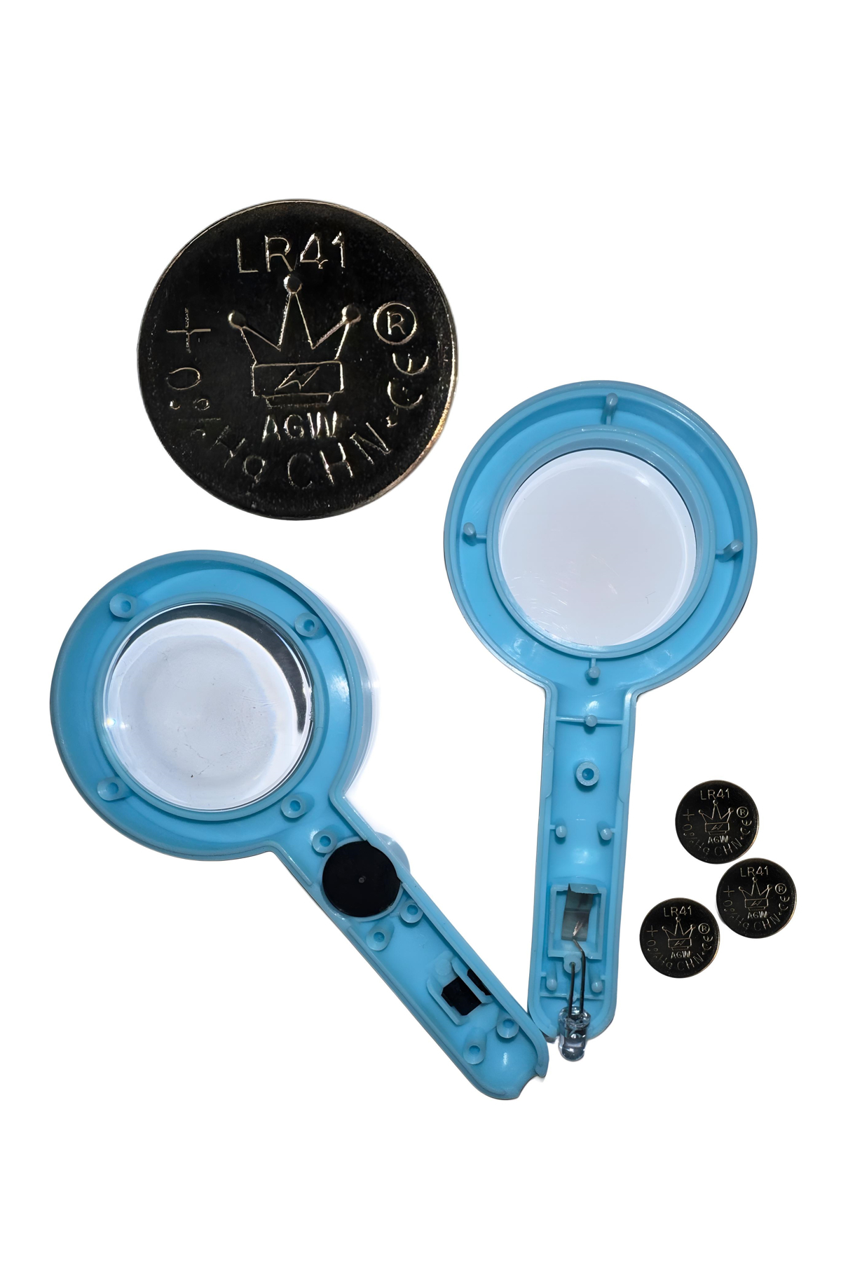 Hyd 24 Adet Plastik Işıklı Pusulalı Büyüteç Karne Hediyesi Doğum Günü Hediyesi Oyuncak fotoğrafı 5 (önizleme)