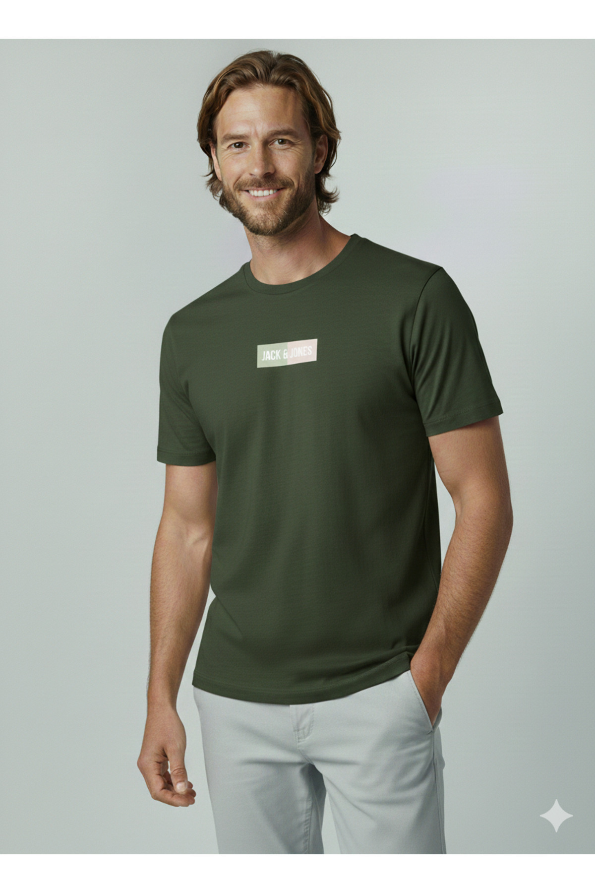 تی شرت مردانه طرح لوگو - مدل Pan جک اند جونز تی شرت Jack & Jones
