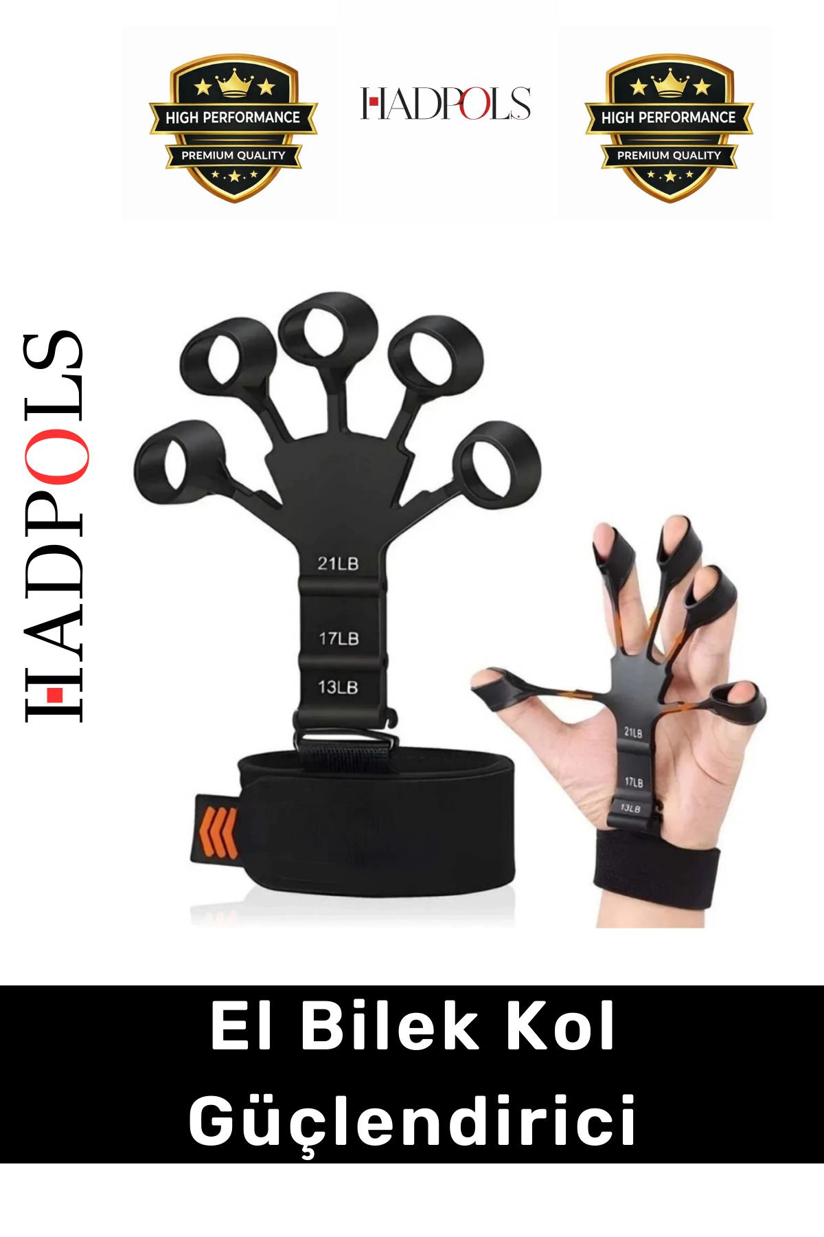HadPols #ElYayı Fitness El Bilek Kas Geliştirici Kavrama Egzersiz Silikon Örümcek Lastik Parmak Güçlendirici