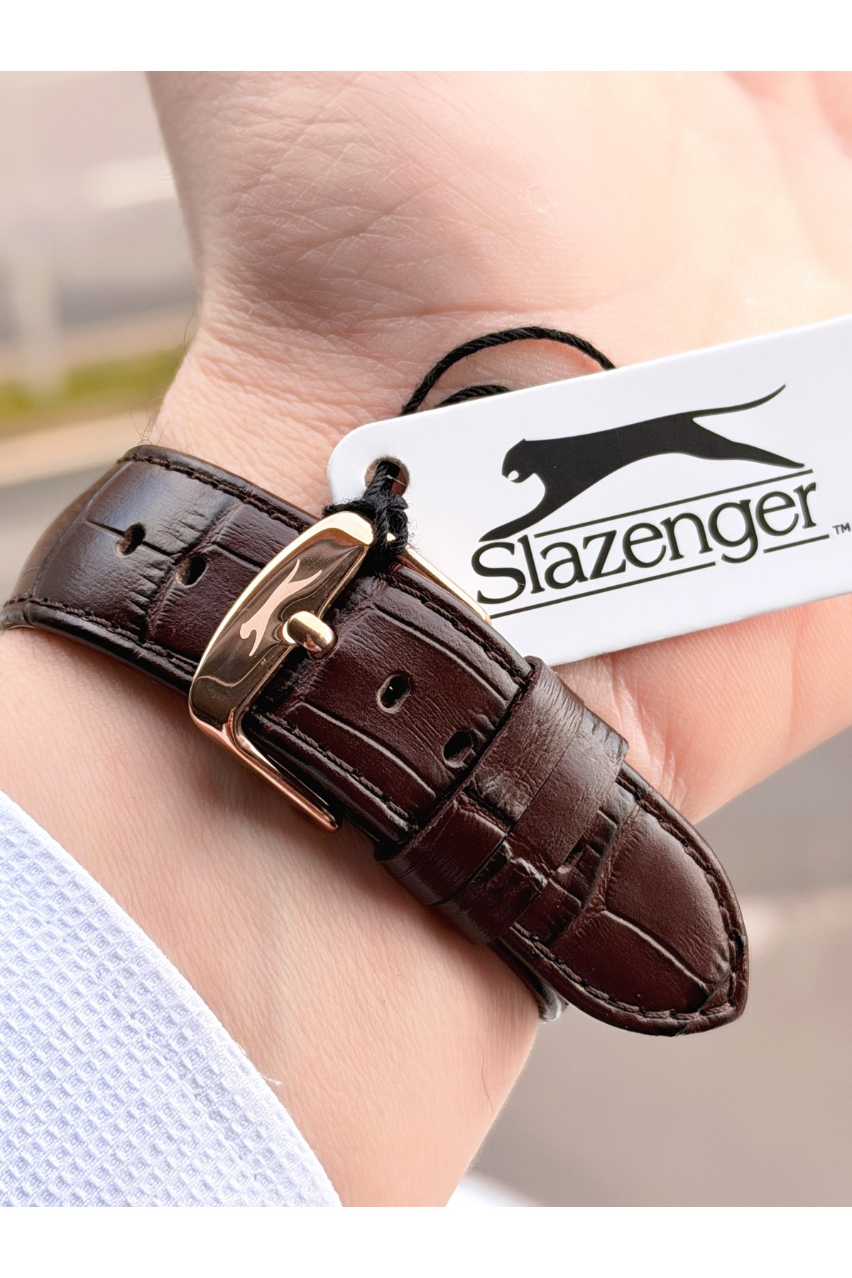 Slazenger Günlü Takvimli Deri Kordon İç Fonksiyonları Aktif 10 Atm