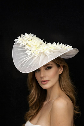 lady lina design Lily Scent Gelin Nikah Düğün Saç Aksesuarı