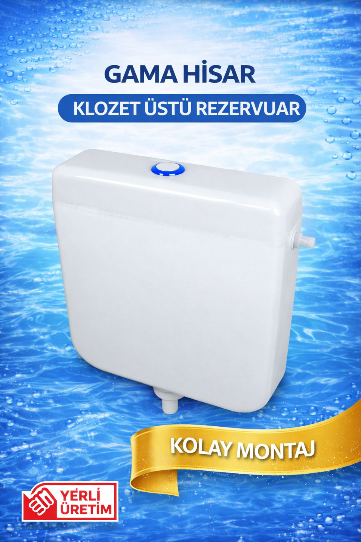 GGama Hisar Klozet Üstü Rezervuar