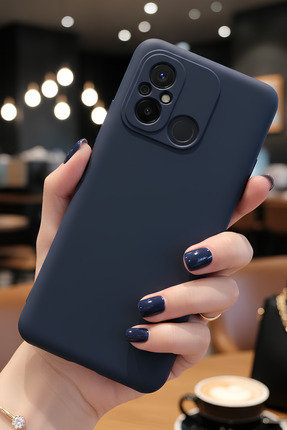 Hatreds Xiaomi Redmi 12C İçin Uyumlu İçi Kadife Sıvı Silikon Kılıf