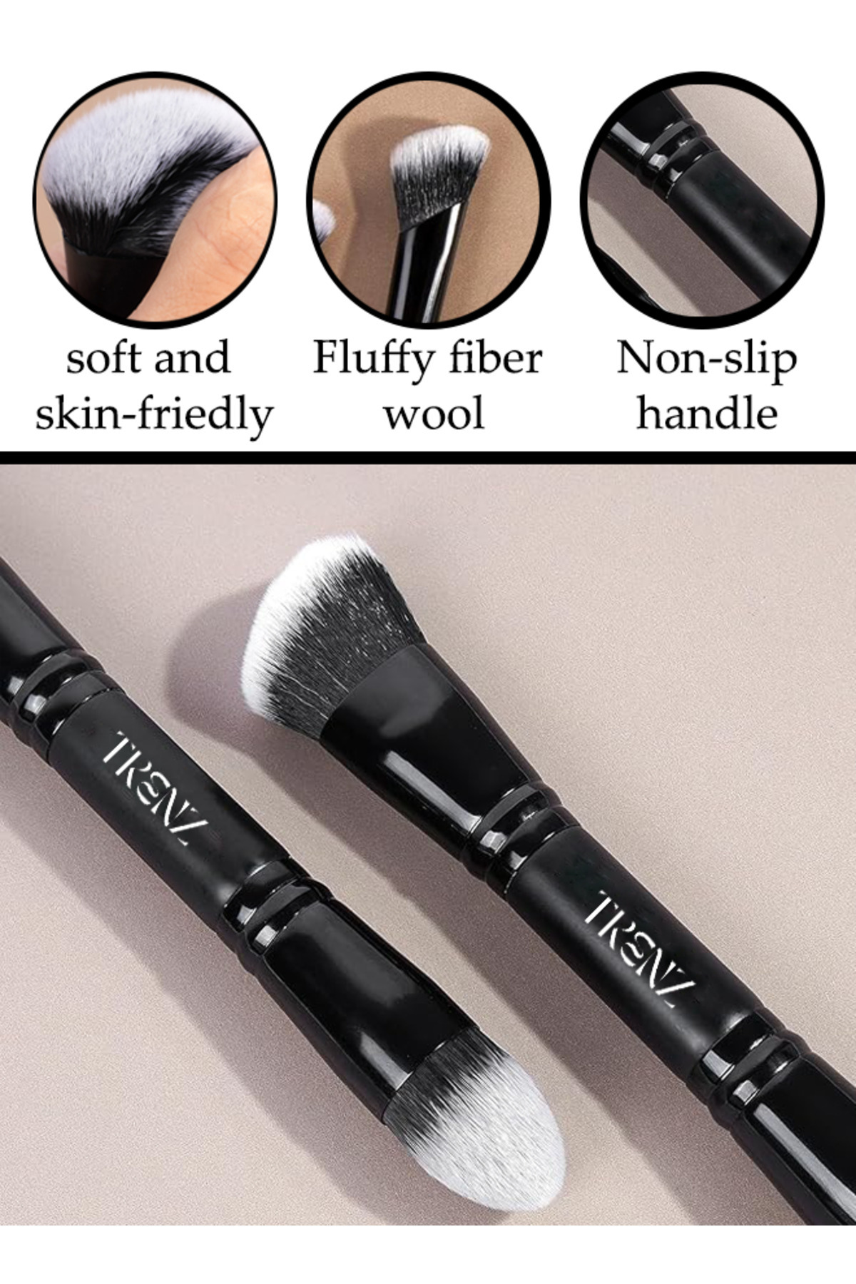 مجموعة فرش مكياج مزدوجة الأطراف - S02