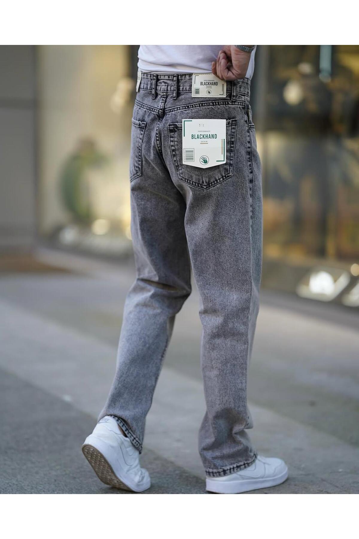 More Gri Erkek Baggy Pantolon görsel 3