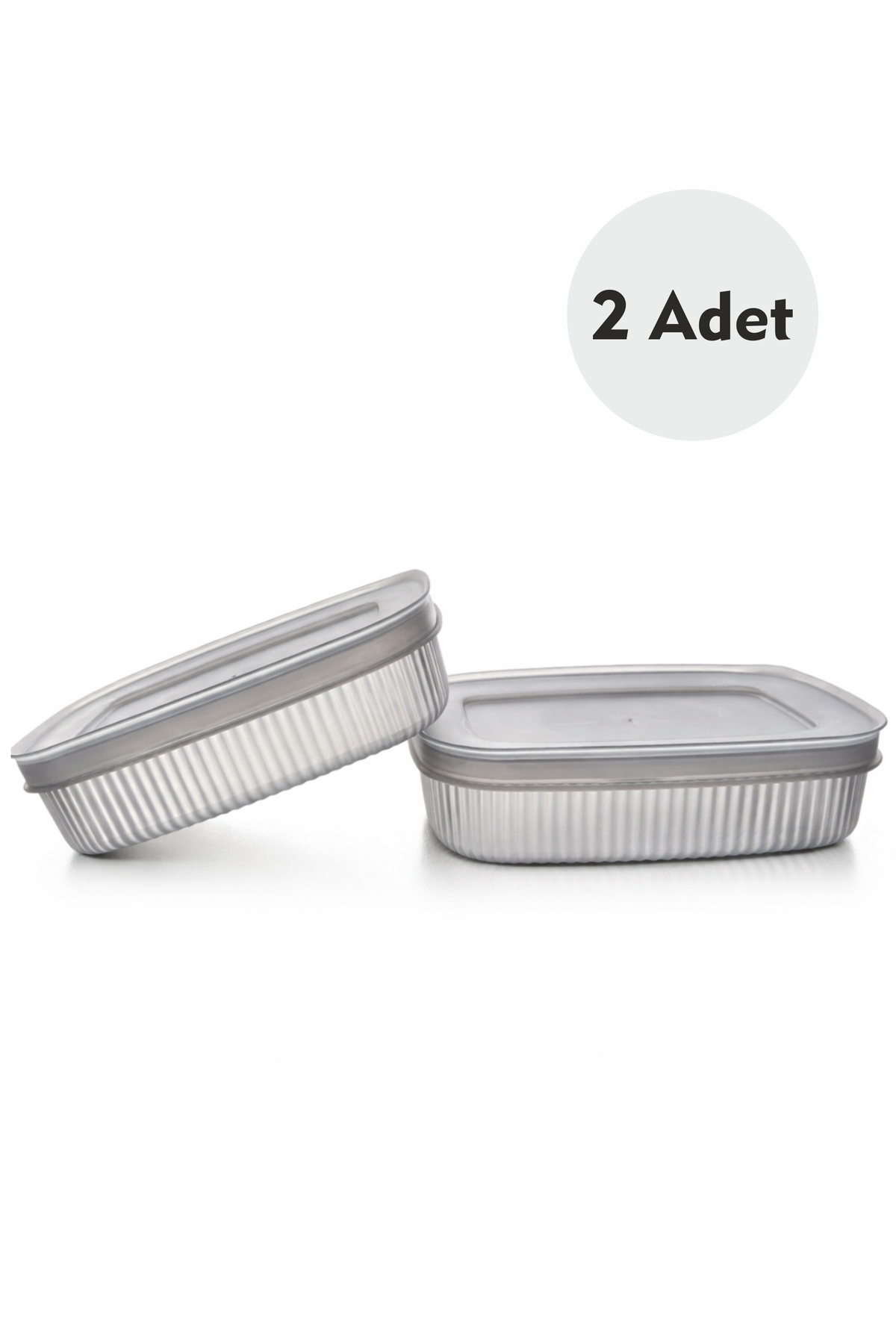 2-Piece Storage Box - Supply Container - Transparent Storage Box with Stylish Lid