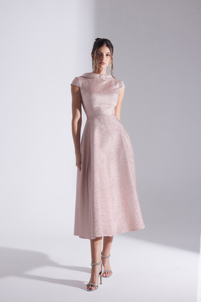 Betty & Sam RACHEL Pudra Jakar Kloş Nişan Elbisesi