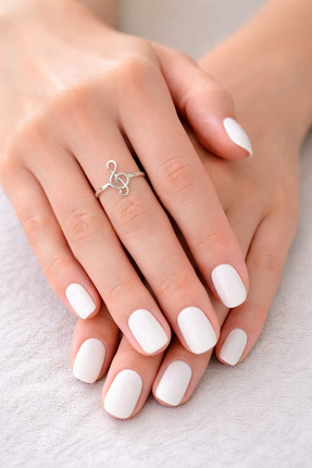 TEK TARZIM TAKI Nota Ayarlanabilir 925 Ayar Gümüş Yüzük