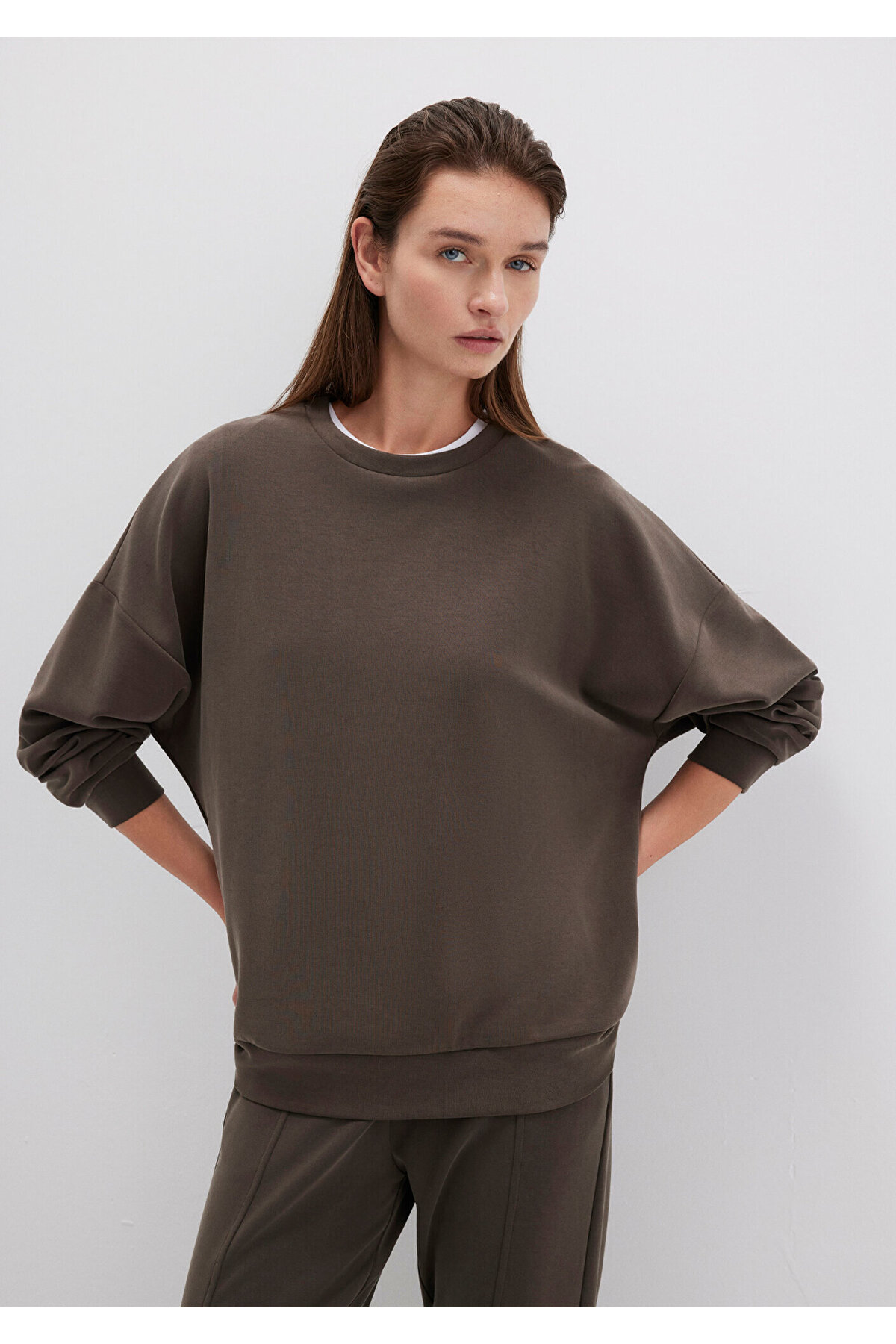 ◆ Swel様 ◆ Heather Brown 2点セット Mavi Lux Touch (TENCEL™) Modal Kahverengi Sweatshirt 168837-90707