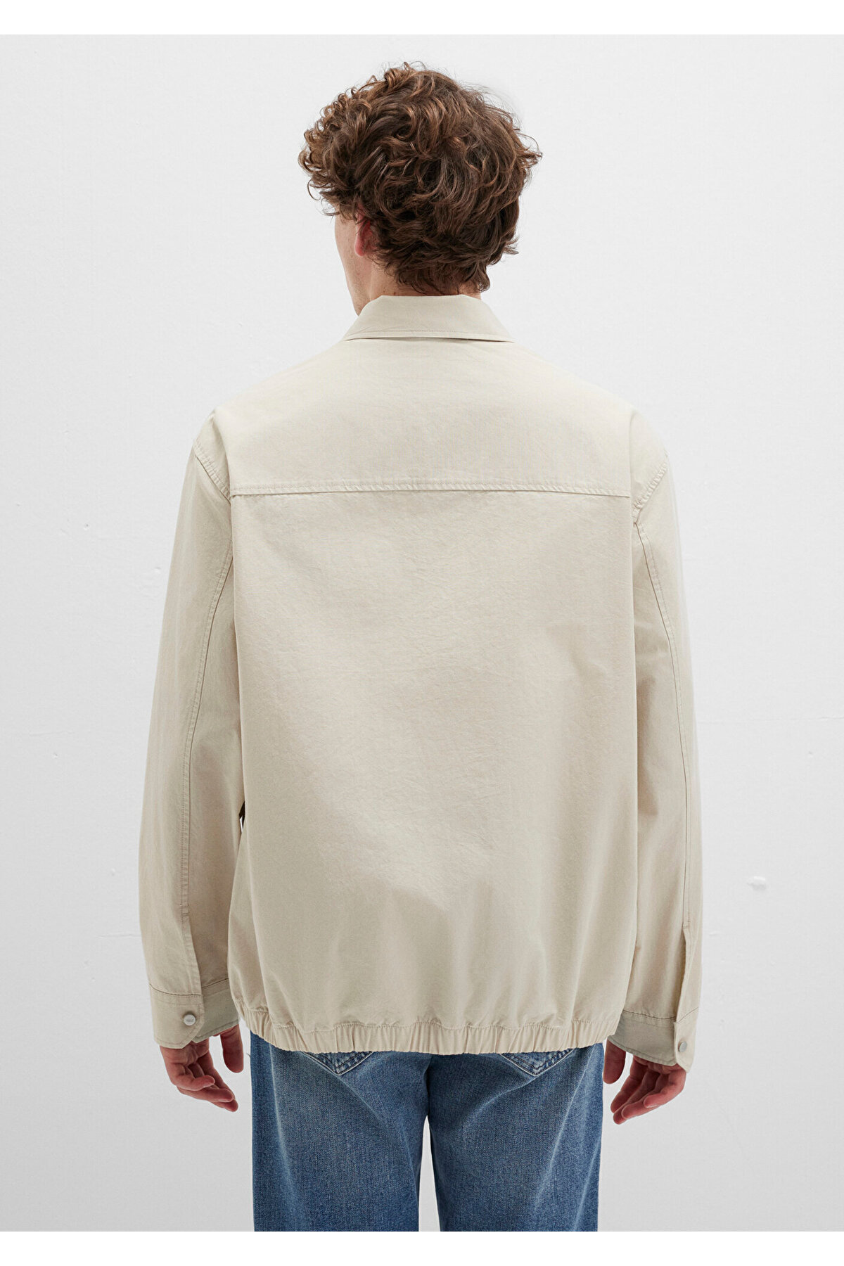 Mavi  Beyaz Erkek Ceket M0211690-70065 - Görsel 6