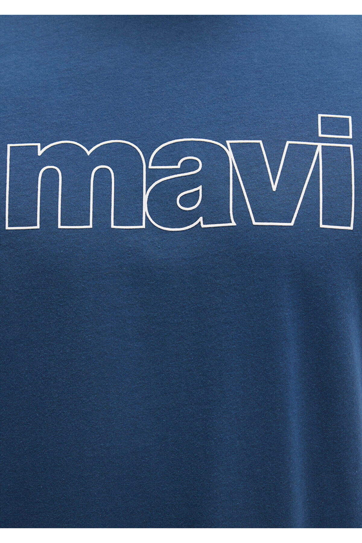 Mavi  Logo Baskılı Tişört Slim Fit / Dar Kesim 065781-90609 - Görsel 8