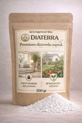 Diaterra DİATOMLU TOPRAK- GIDA SINIFI (FOOD GRADE) tahtakurusu, bit, pire, ko...