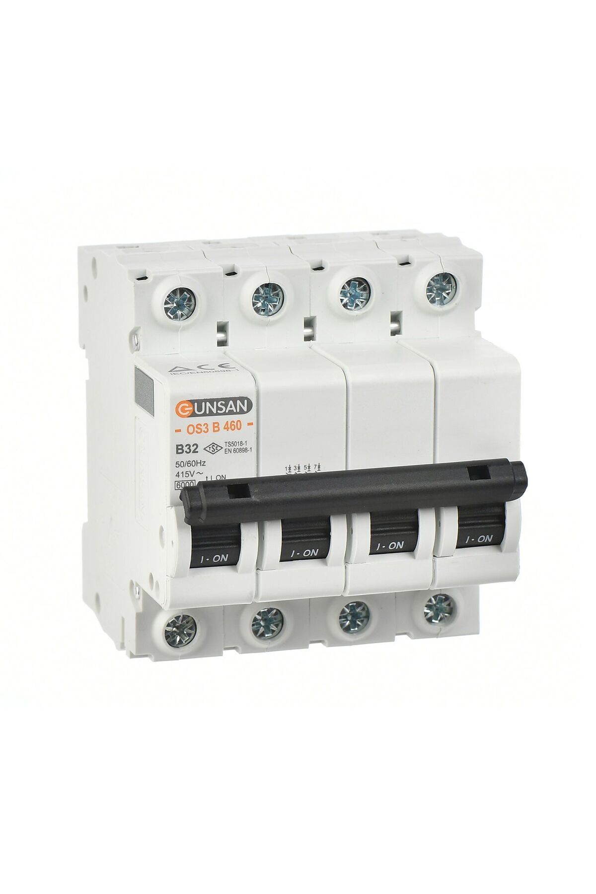 Günsan Valta Otomatik Sigorta 4 Kutup 6kA B Tip 32A