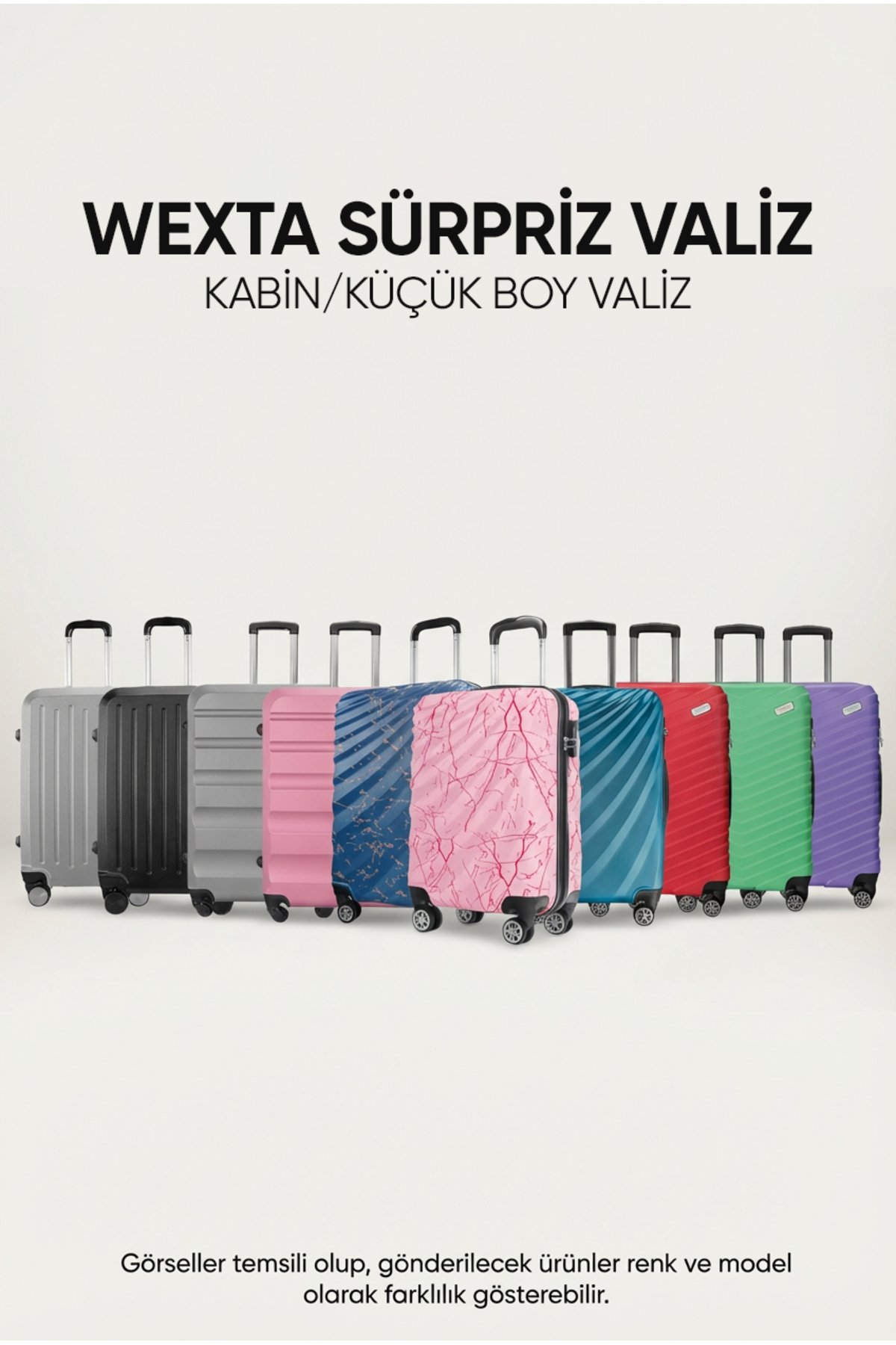 Suitcase - CABIN SIZE - Mixed Color and Mixed Model