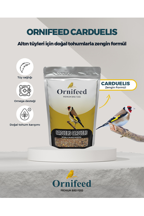 Ornifeed Carduelis Carduelis 1 kg Saka ve Avrupa İspinozları İçin Mama