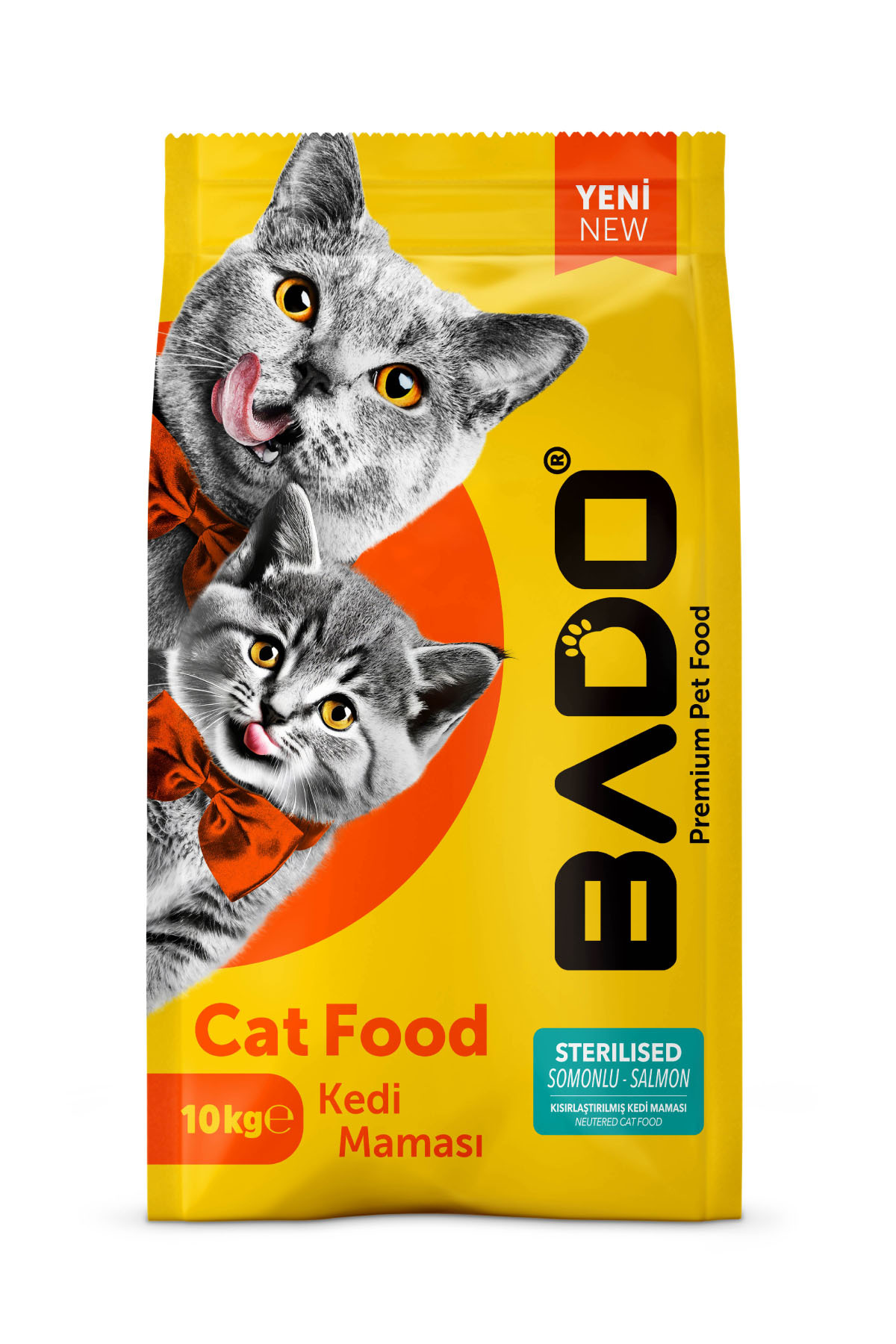 Bado Yetişkin Kısır Kedi Maması Somonlu 10 Kg