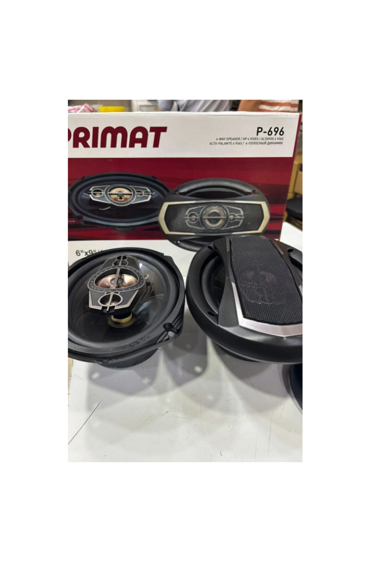 Primat P-696 6x9 İnç 4 Yollu Oto Hoparlör 1000W Max 16x24 cm