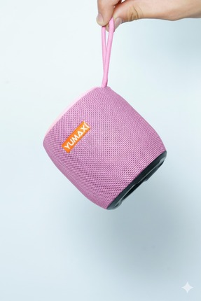 yumax Taşınabilir Bluetooth Hoparlör – Renkli LED Işıklı, 5W Güç, SD & USB De...