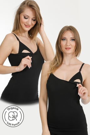 par lingerie pl 2li Emzirme Atleti Siyah-beyaz