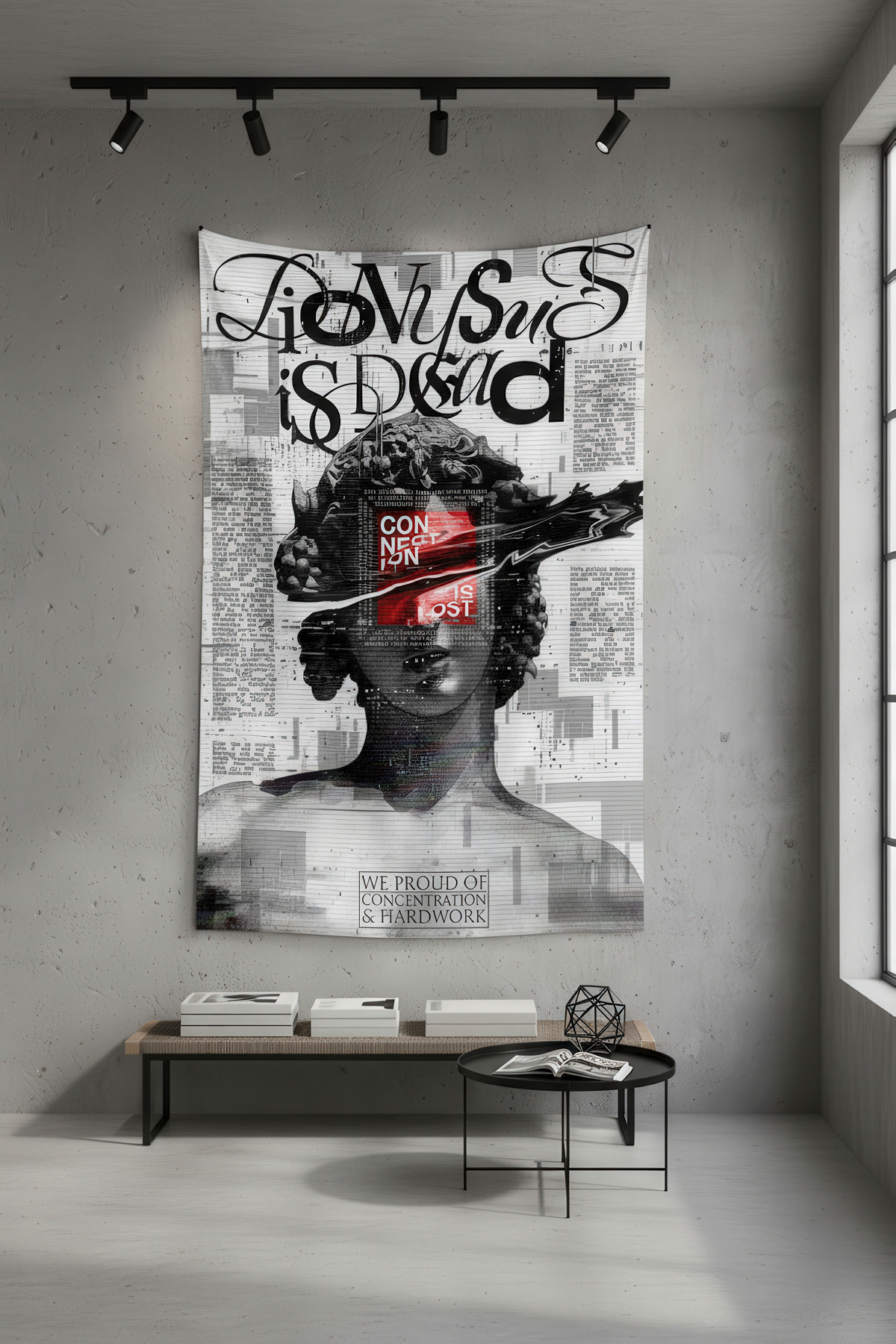 Dionysus Is Dead Fabric Wallcovering Home Decoration Tapestry