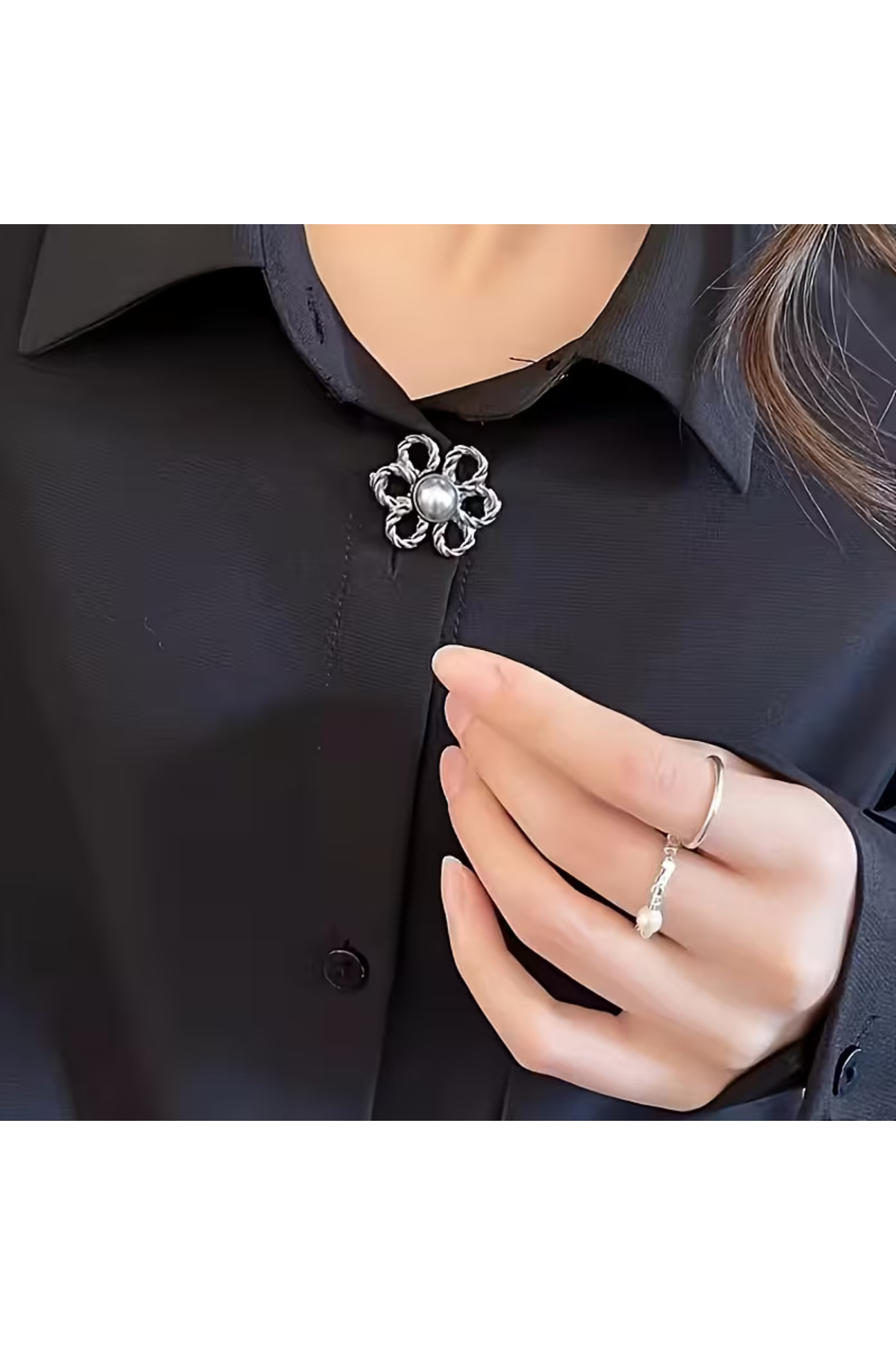 GUCSO Çiçek Model Pantolon Beli Daraltma Aparatı, Kemer, Broş, Çiçek Model Pantolon Beli Daraltma Çıtçıtı görsel 5