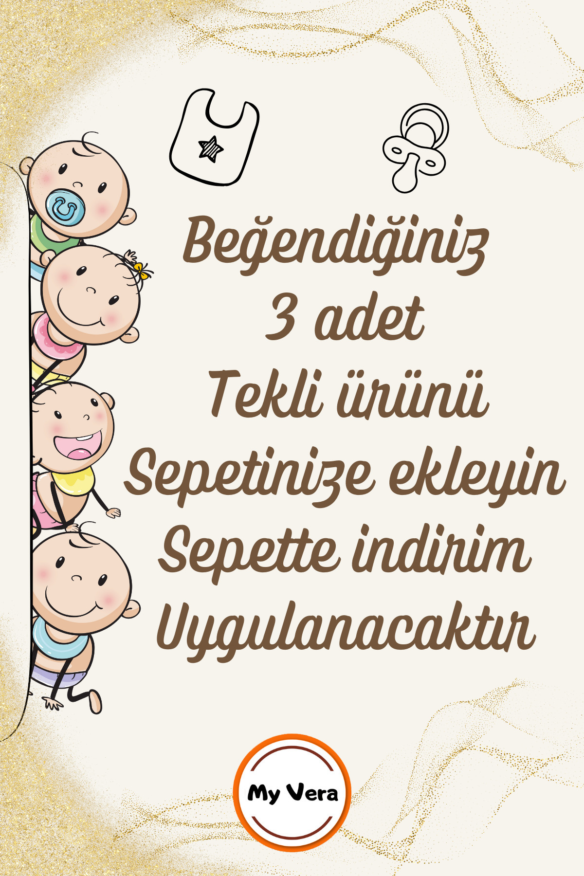 MyVera Yeşil Papatya Emzik Askısı - Kumaş Pamuk Bağcıklı Emzik Zinciri - Emzik Tutacağı fotoğrafı 3 (önizleme)