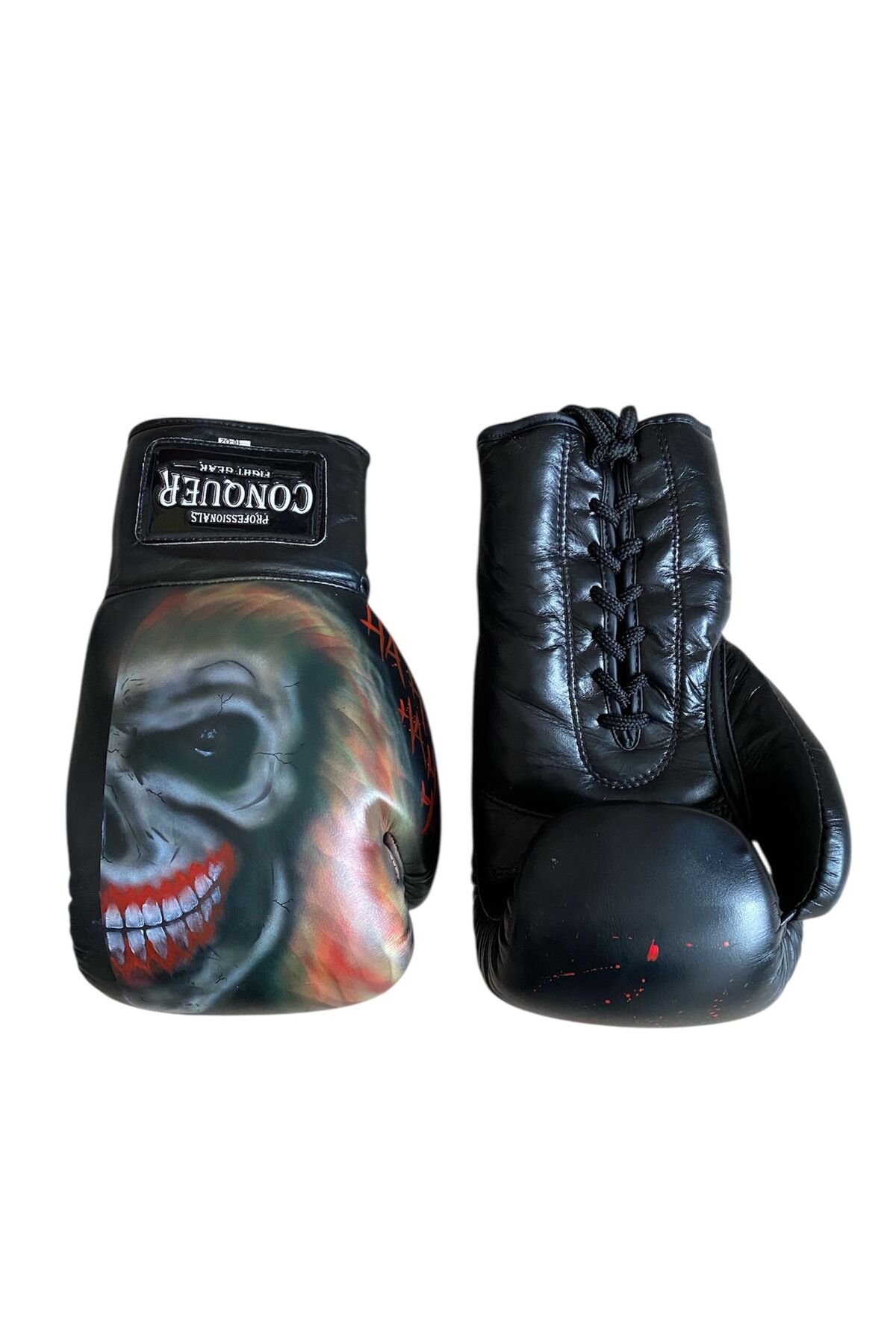 Conquer Custom Made Joker Skull Premium Edition Boks Eldiveni