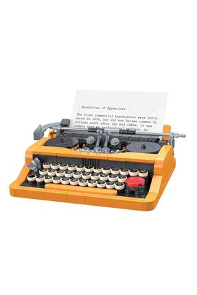 KentOyuncaK Retro Mekanik Daktilo - 254 Parça - Sergilemeye Uygun, Koleksiyon...