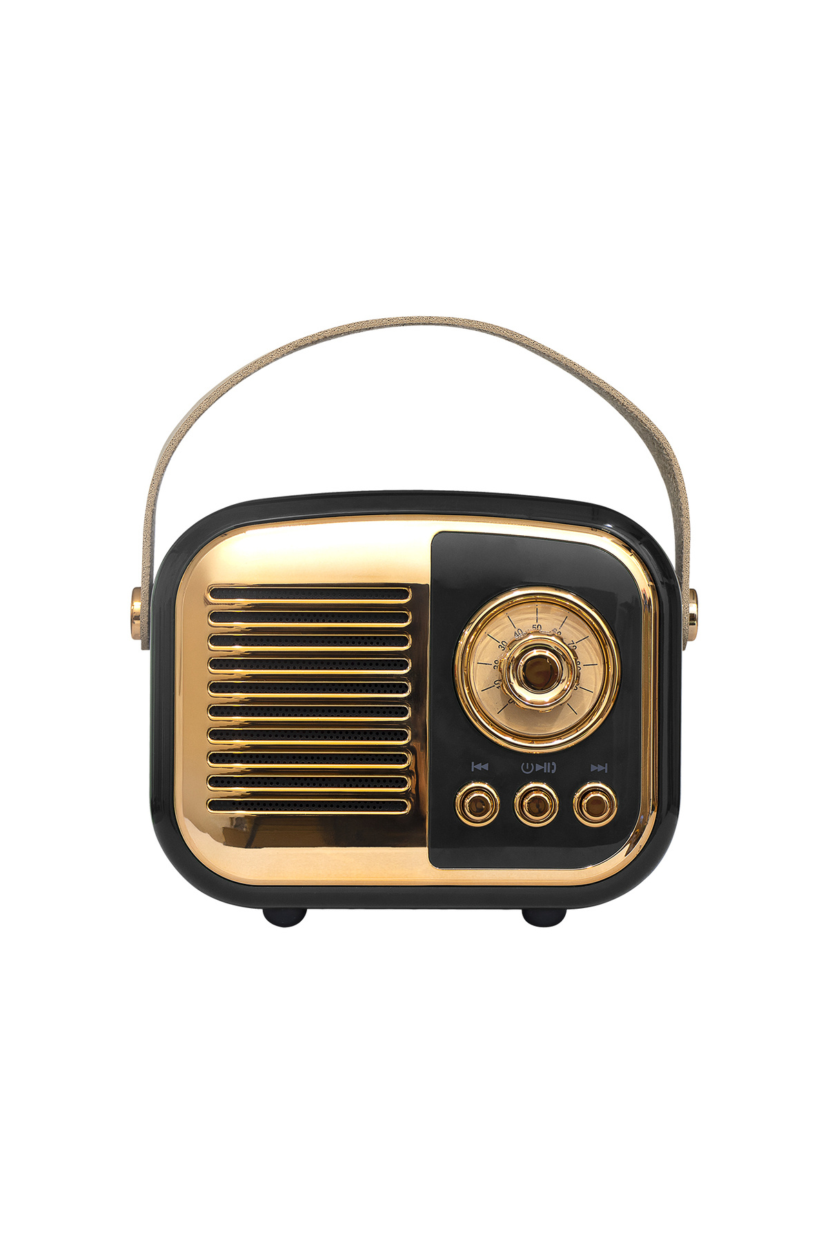 Mikado Md-24Bt Echoes 3W 800Mah Siyah Usb+Tf Kart+Bluetooth Destekli Klasik Retro Müzik Kutusu