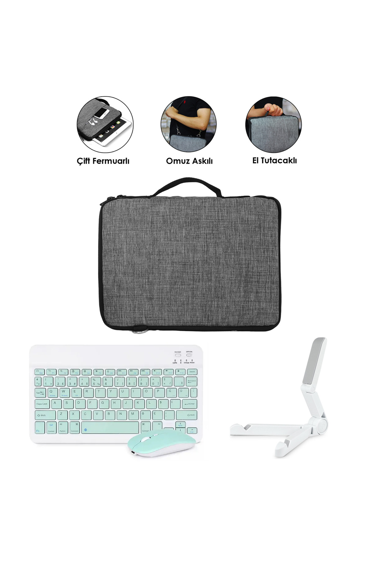 Xiaomi Pad 8 Pro 本体 専用ケース 67W充電器付き Microcase Xiaomi Pad 8 / Pad 8 pro Tablet Uyumlu Gri Çanta +