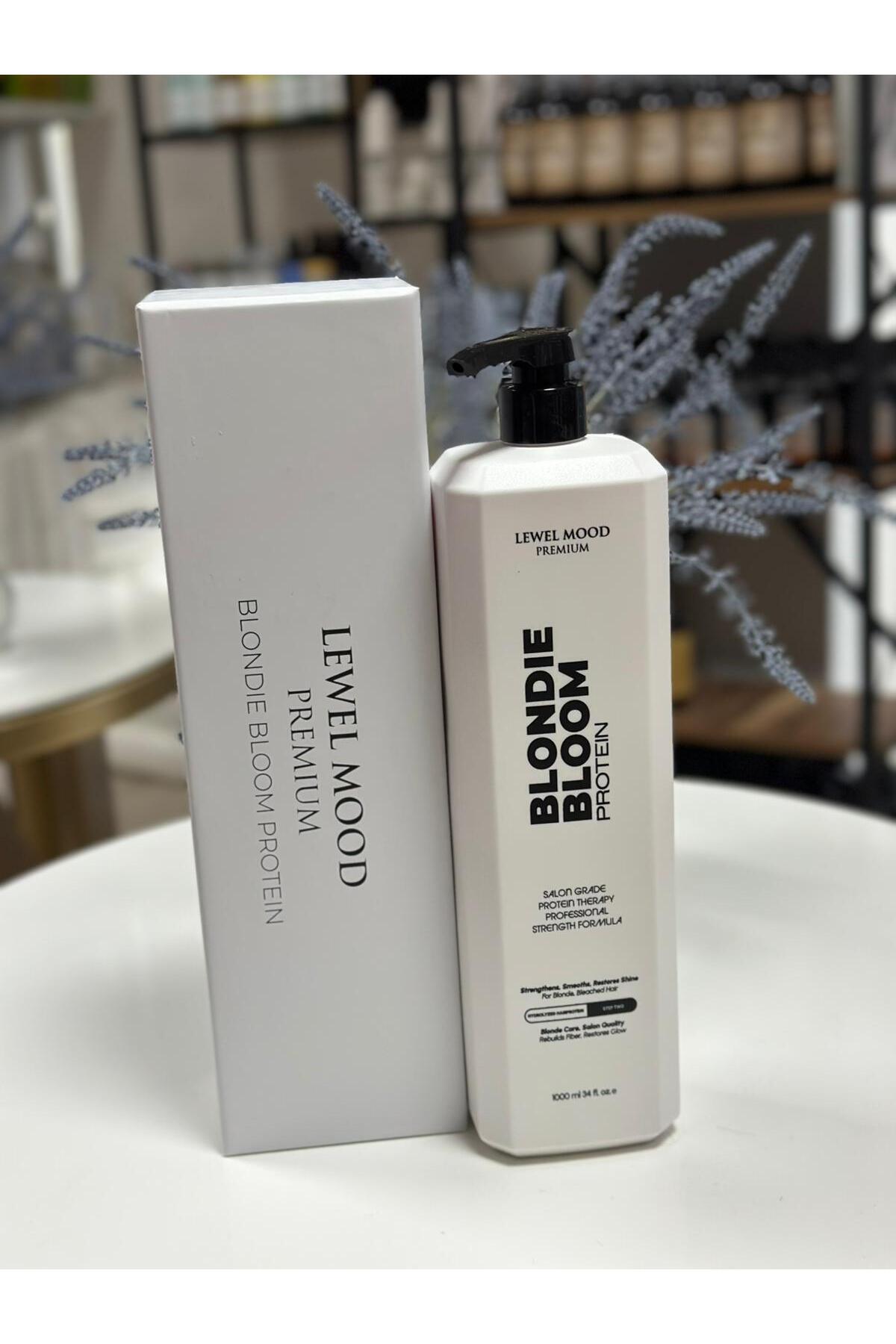 Lewel Mood Premium Blondie Bloom Protein - Kuru ve Sarı Saçlara Özel Keratin 1000 ml - YENİ — SCB.KRT.LWL.84561