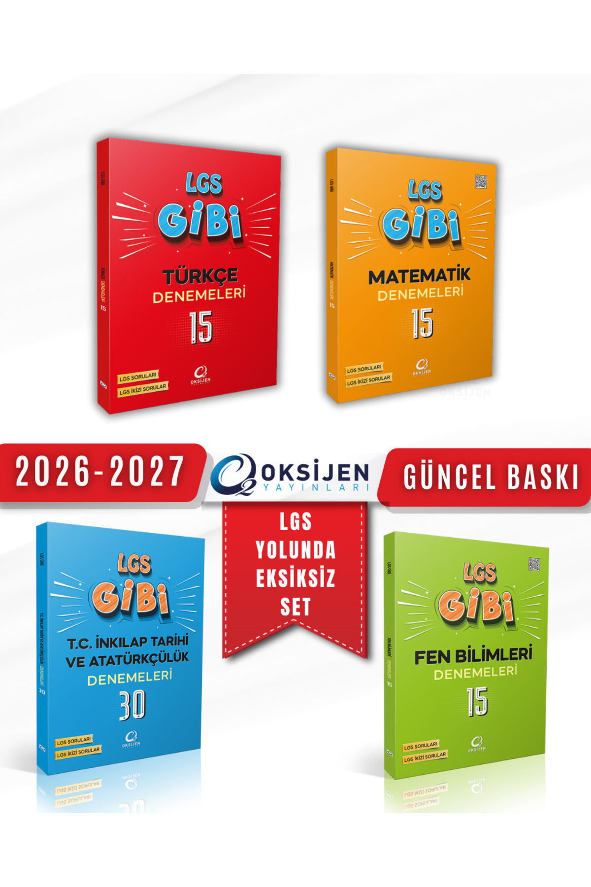 Oksijen Yayınları LGS GİBİ DENEMELERİ FULL SET - Fiyatı, Yorumları