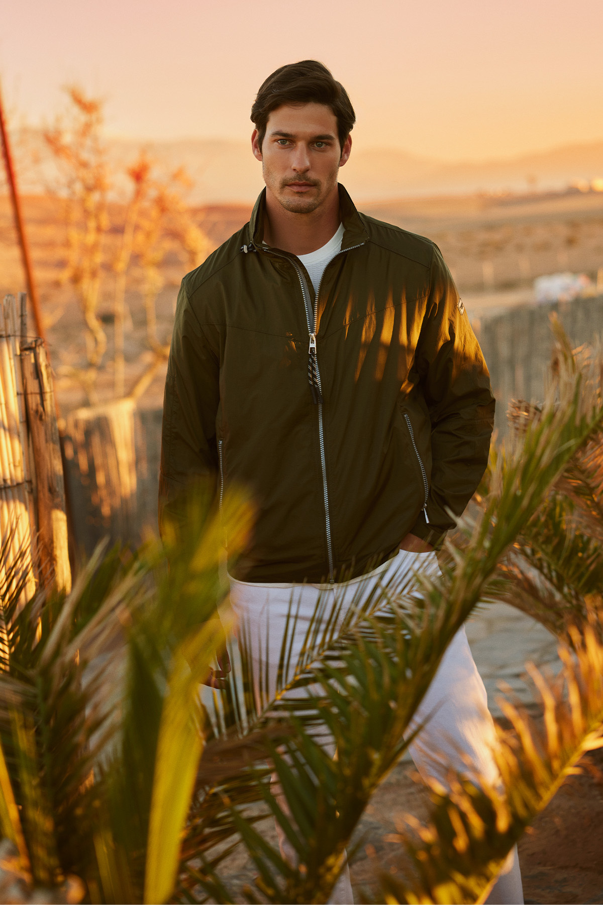 Altınyıldız Classics  Haki Standart Fit Normal Kesim Dik Yaka Mont - Görsel 3