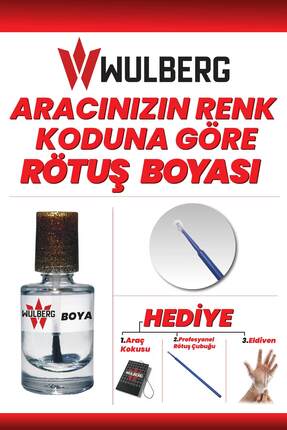 Wulberg Oto Boya Koduna Göre Rötuş Boyası - 10 ml